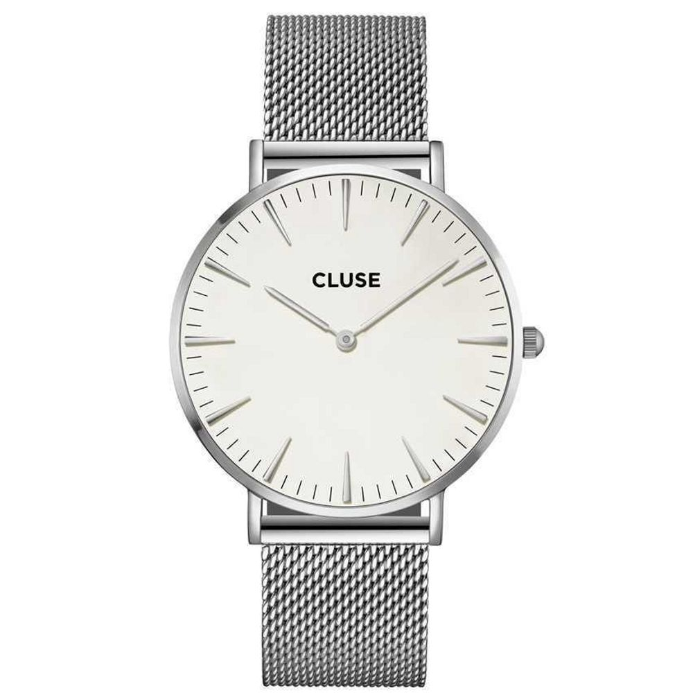 CLUSE | Boho Chic - Mesh Zilver/Wit
